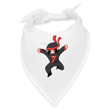 Ninja - Bandana - Weiß - Vorne