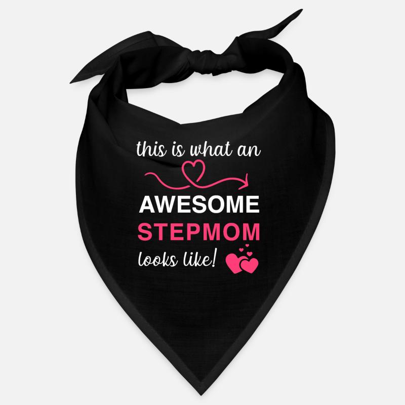 Funny Cool Step mom Saying Gift for Stepmother Bandana