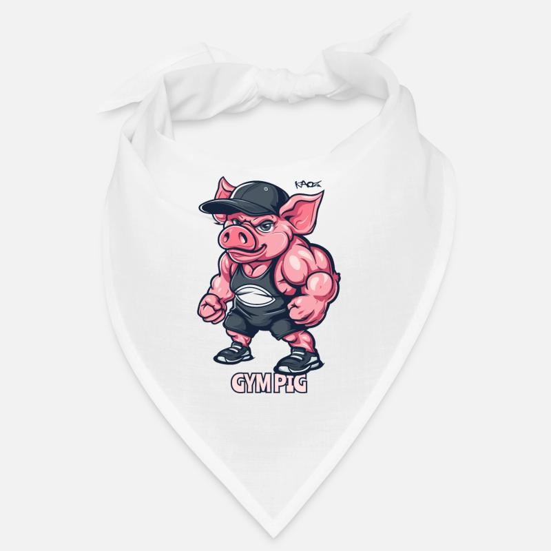 Bodybuilder Muscle Gym Cochon Bandana