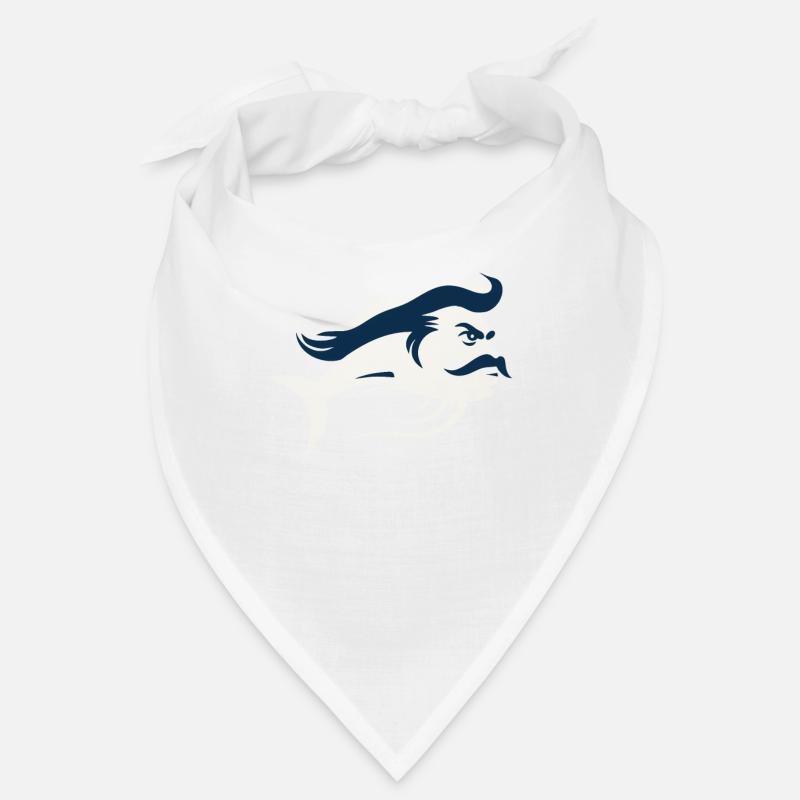 Die berühmte superbe Schnurrbart Fisch Bandana