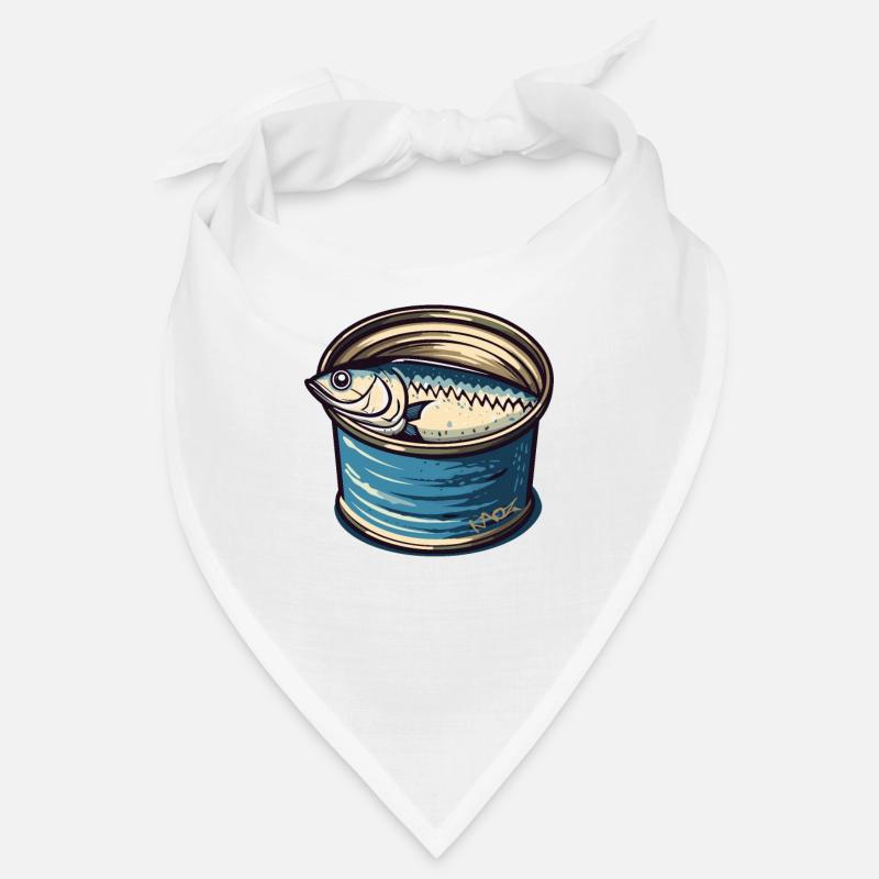 A fish in a can Bandana