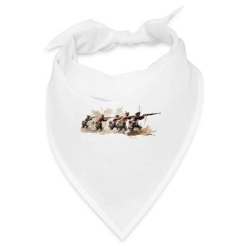 Linieninfanterie napoleonische Soldaten Grenadier - Bandana - Weiß - Vorne