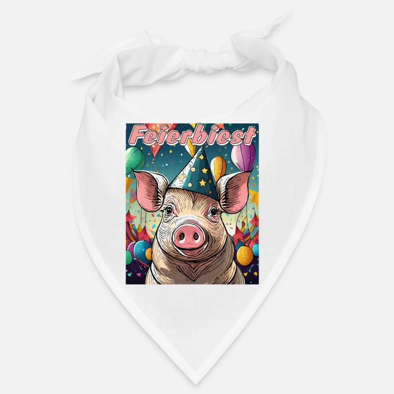 BÊTE DE CÉLÉBRATION DE COCHON Bandana
