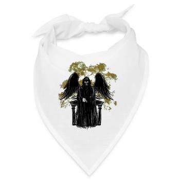 Tod Monster Horror Satan Dämon Tod Halloween - Bandana - Weiß - Vorne