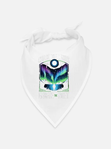 Polarlicht-aurora-verfolger Alaska Wilderness - Bandana - Weiß