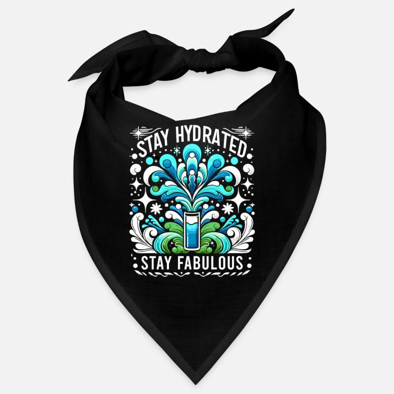 Hydration Drink Water Stay Hydrated Bandana