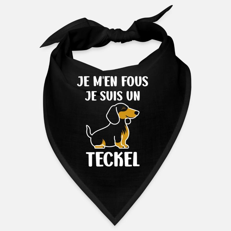 Humour chien teckel Bandana