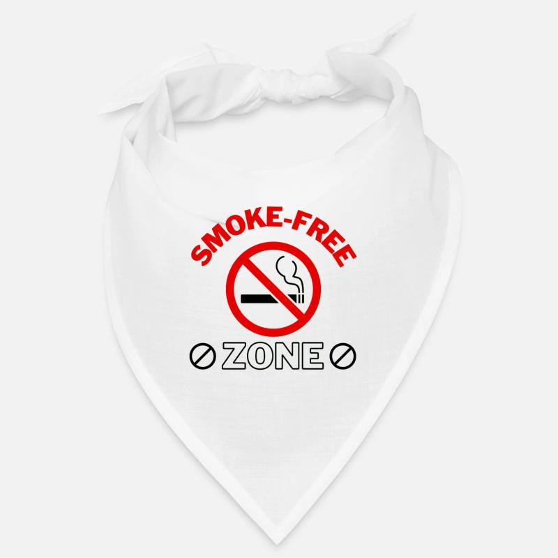 Smoke-free Zone Nichtraucher Geschenkidee Bandana