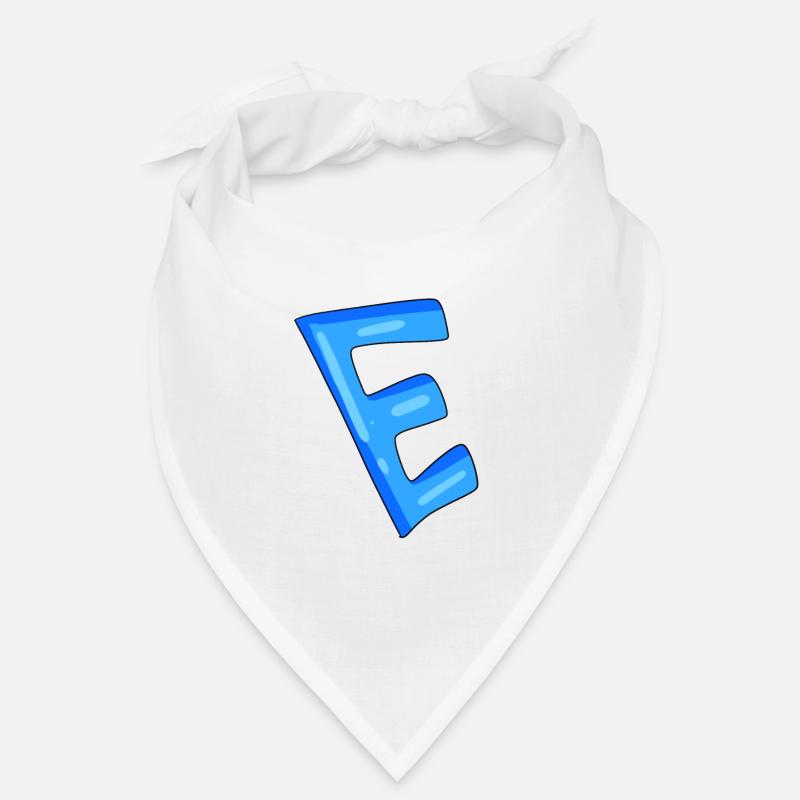Buchstabe E Anfangsbuchstabe Bandana
