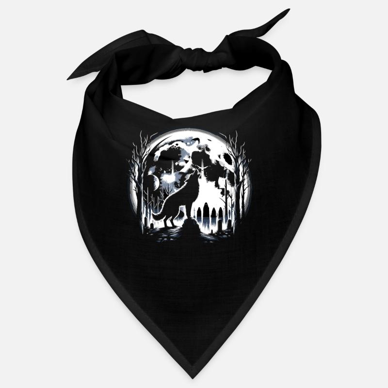 Horror Dog Halloween Spooky Dog Lover Gothic Dog Bandana