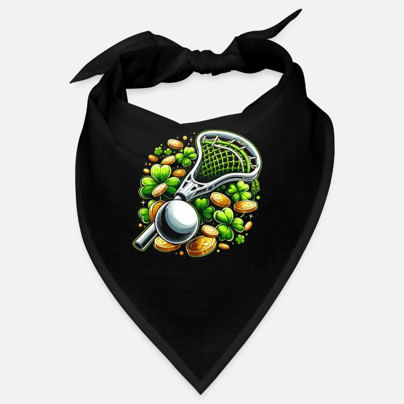 Lacrosse Shamrock St Patricks Day Manigances Bandana