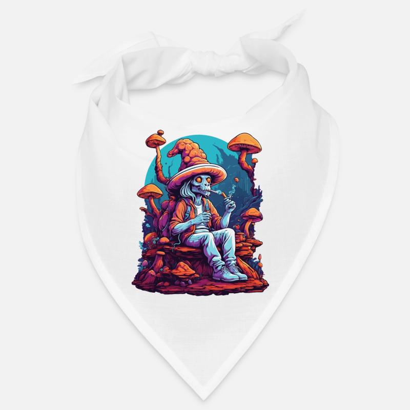 Außerirdischer Wald Pilze Psychedelic Goa Trance Bandana