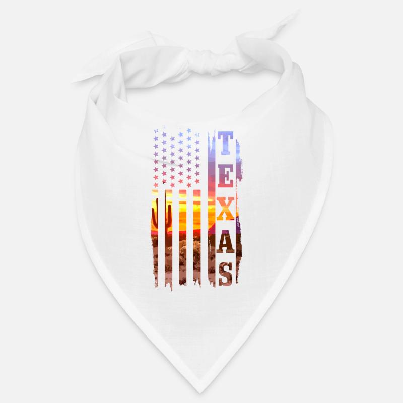 Texas - Bandana - blanc