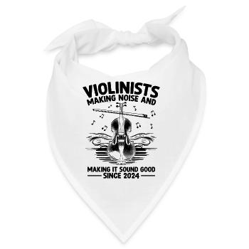 Geiger, die Lärm machen und es gut klingen lassen s - Bandana - Weiß - Vorne