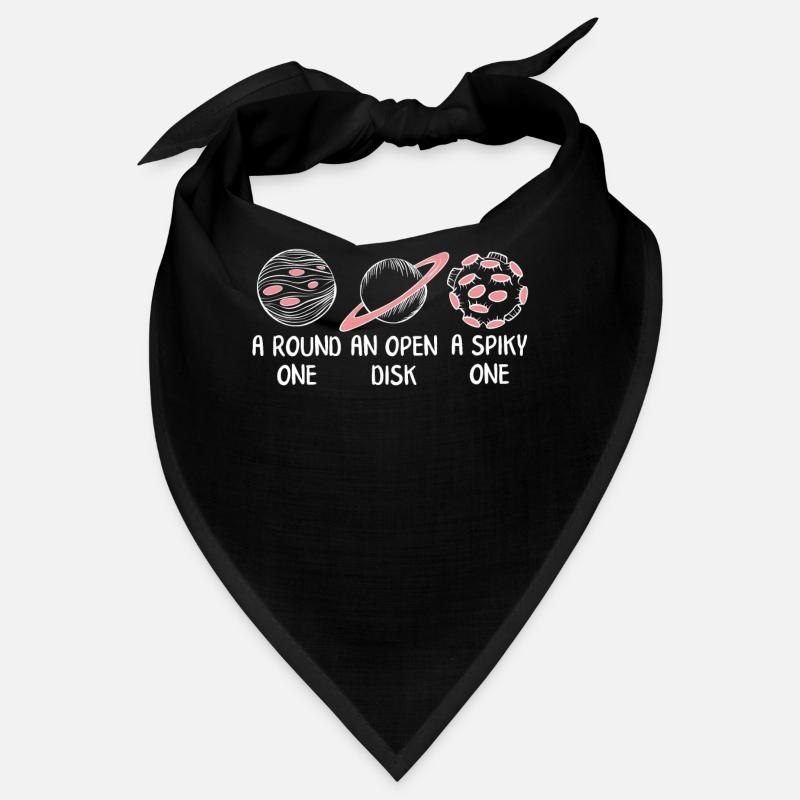 Galaxy Shirt, A Round One An Open Disk A Spiky Bandana