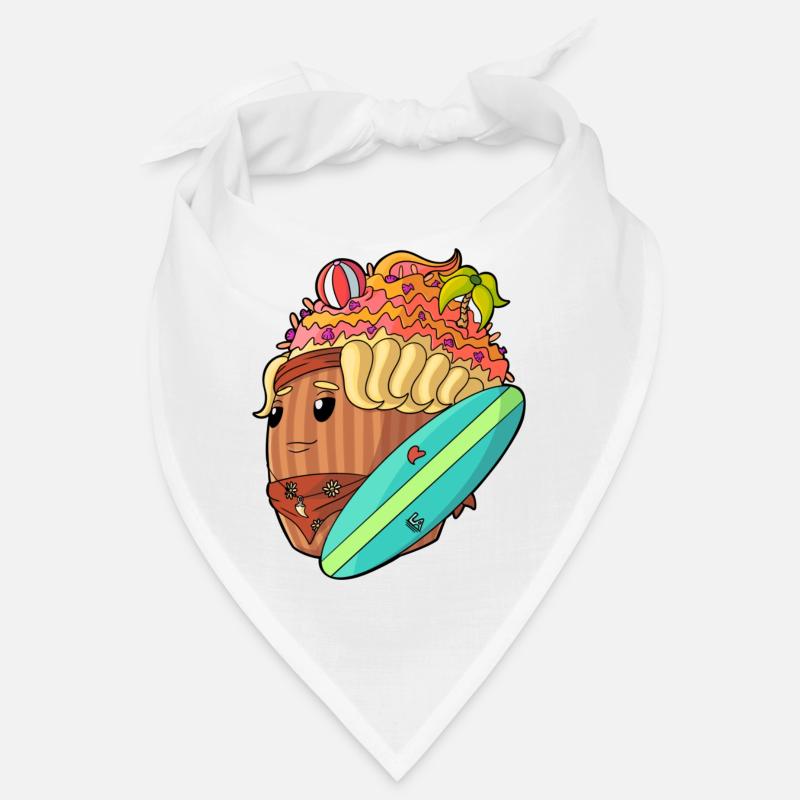 Surf Cupcake Bandana