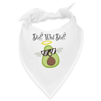 Diet What Diet Avocado Avocados Vegan Veganer - Bandana - Weiß - Vorne