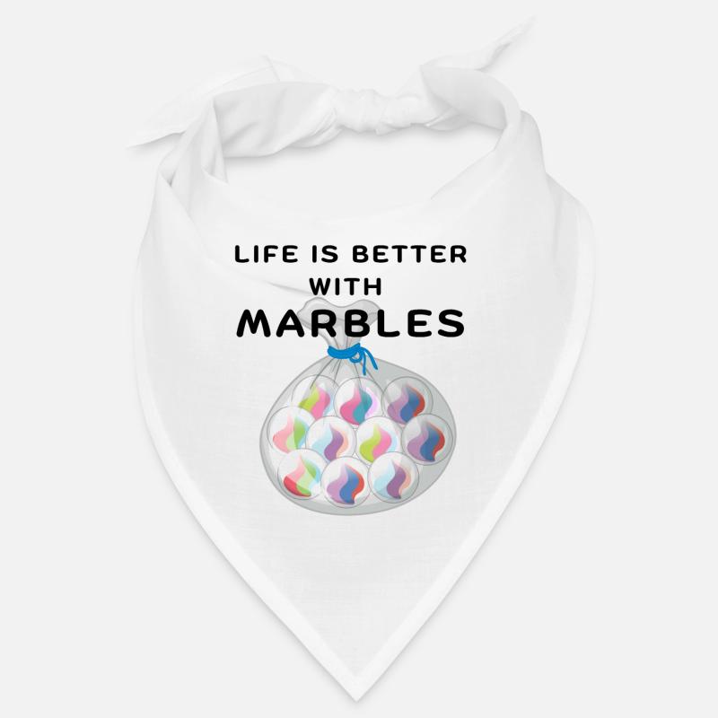LIFE IS BETTER WITH MARBLES Bandana