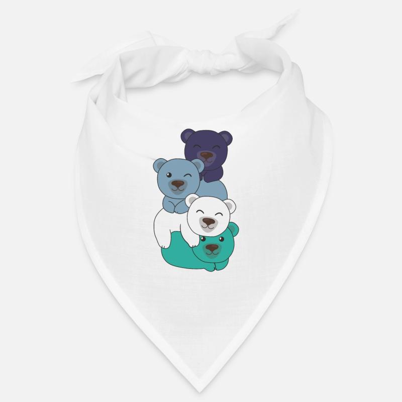 orienté aroace drapeau fierté LGBTQ ours mignon Bandana