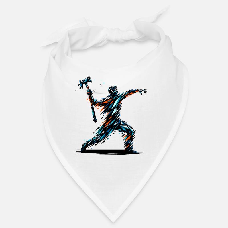 Polygon Art Axe Throwing Hatchet Thrower Axes Bandana