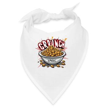 Crunch-Frühstück Flocken in einer Schüssel - Bandana - Weiß - Vorne