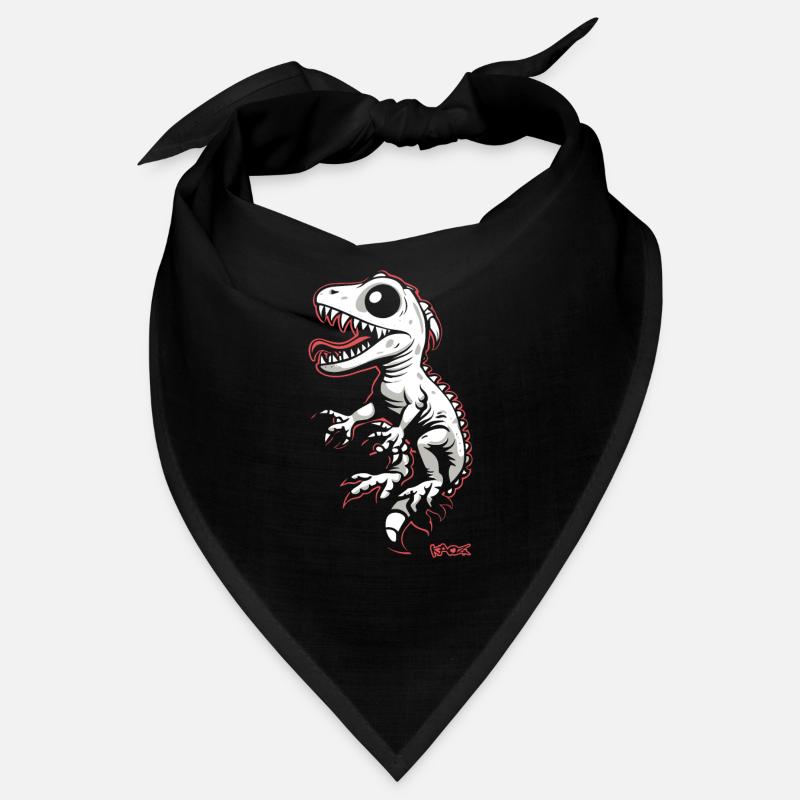 Funny Cool Gray White Lizard Bandana