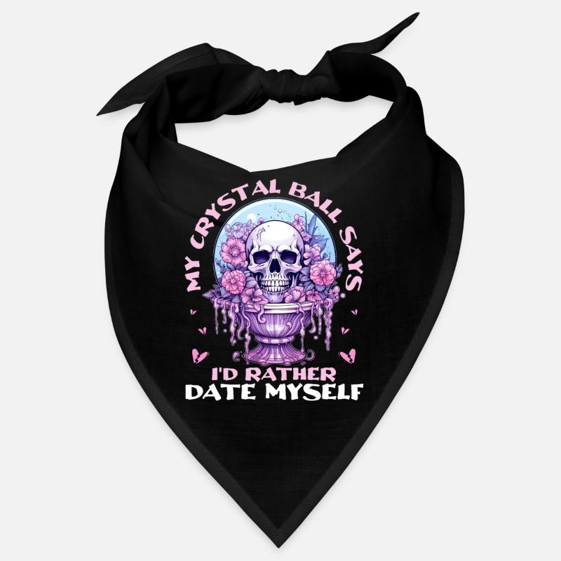 Funny Valentines Quote Pastel Goth Witchcraft Wicc Bandana