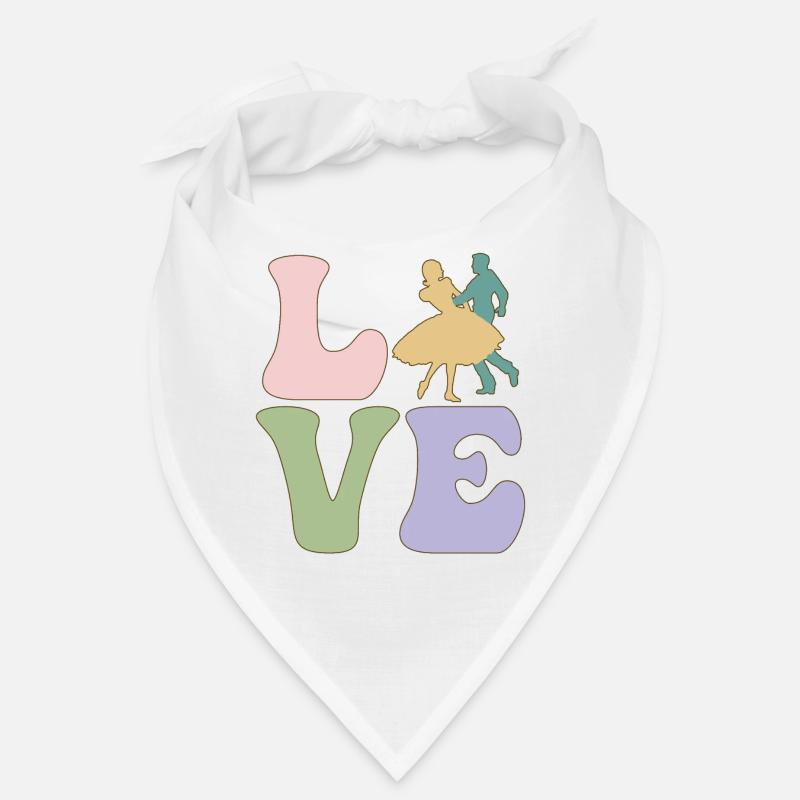 LOVE Square Dancing Bandana
