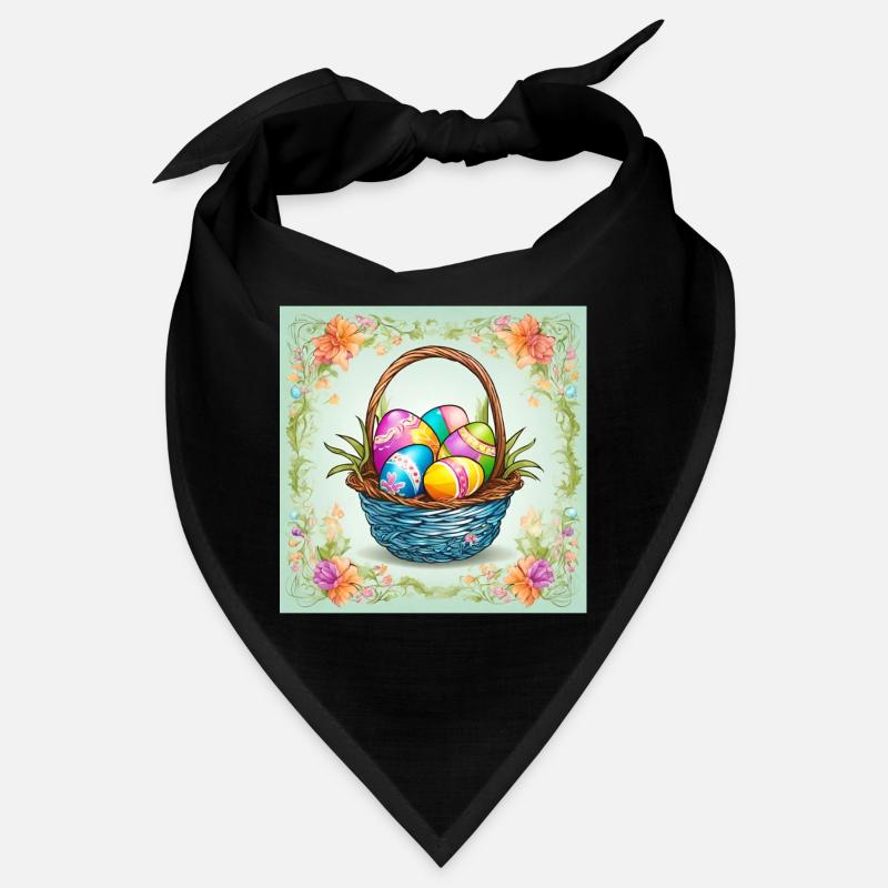 Easter Basket Picture Easter Motif Bandana