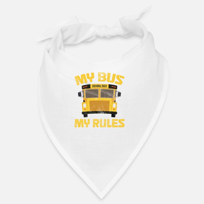 Busfahrer - Bandana - Weiß