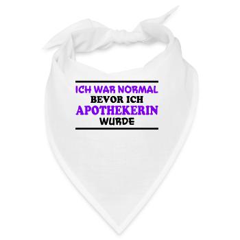 Apothekerin Spruch Apotheke Apothekerin Geschenk - Bandana - Weiß - Vorne