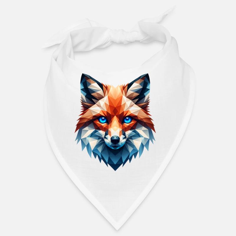 Fuchs Tier Wald Rotfuchs Wildnis - Bandana - Weiß