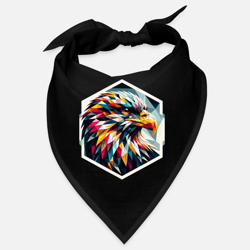 White-tailed eagle in polygon representation Bandana