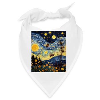 Honey Bee Sternennacht Hemd - Bandana - Weiß - Vorne