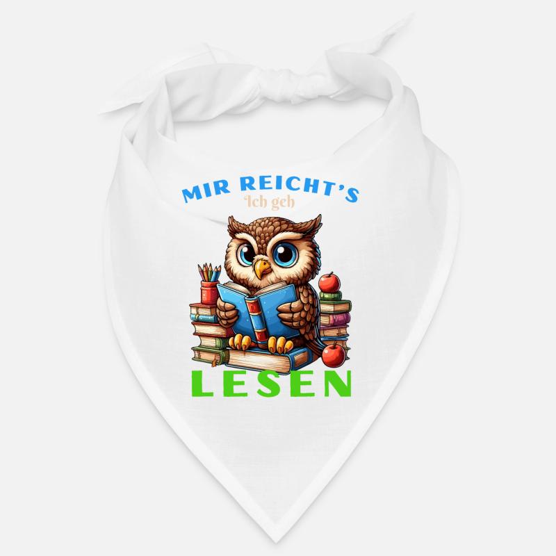 Mir reicht's Eule Eulen Uhu Buch Bücher Lesen Fun Bandana
