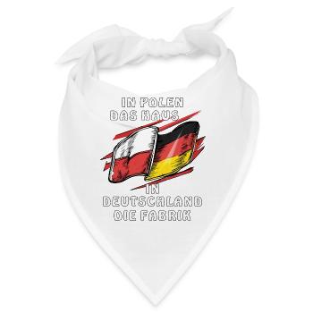 POLEN HAUS DEUTSCHLAND FABRIK - Bandana - Weiß - Vorne
