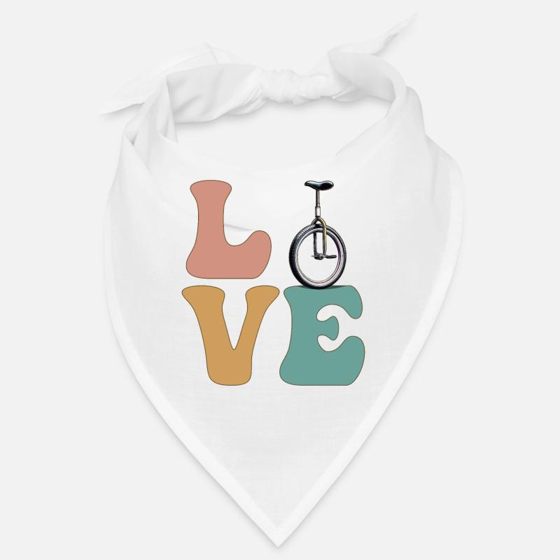 LIEBE Einrad Einradfahrer Einradfahrer Einrad Bandana