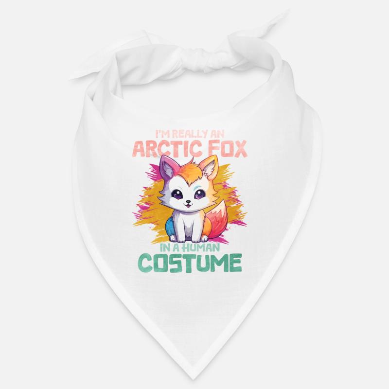 Cute arctic fox gift Bandana