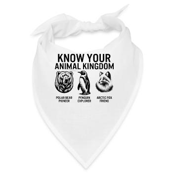 Winterhemd, Kenne dein Tierreich Eisbär - Bandana - Weiß - Vorne
