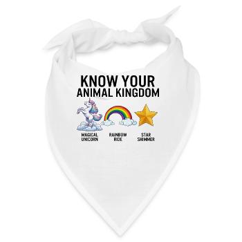 Magisches Hemd, kenne dein Tierreich Einhorn - Bandana - Weiß - Vorne