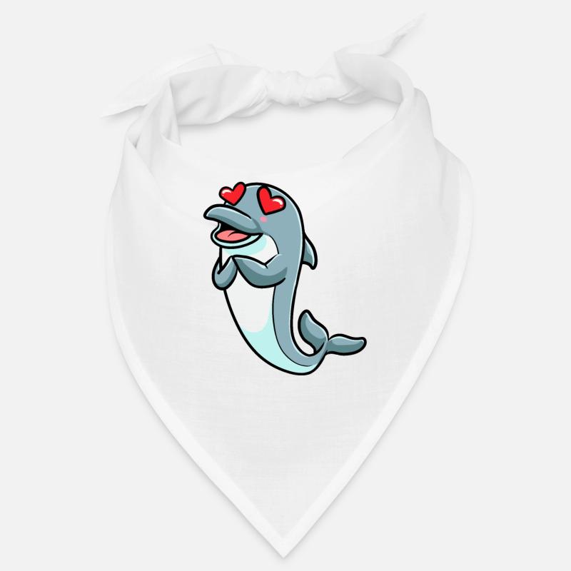 Émoticône de dauphin Bandana