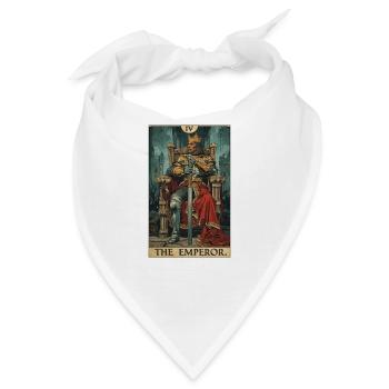 Tarotkarte The Emperor Der Herrscher - Bandana - Weiß - Vorne