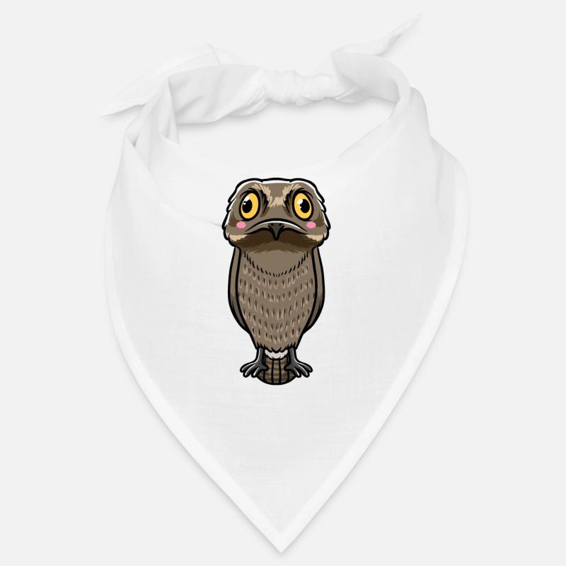 Tagschläfer Vogel Kawaii Emoticon Bandana