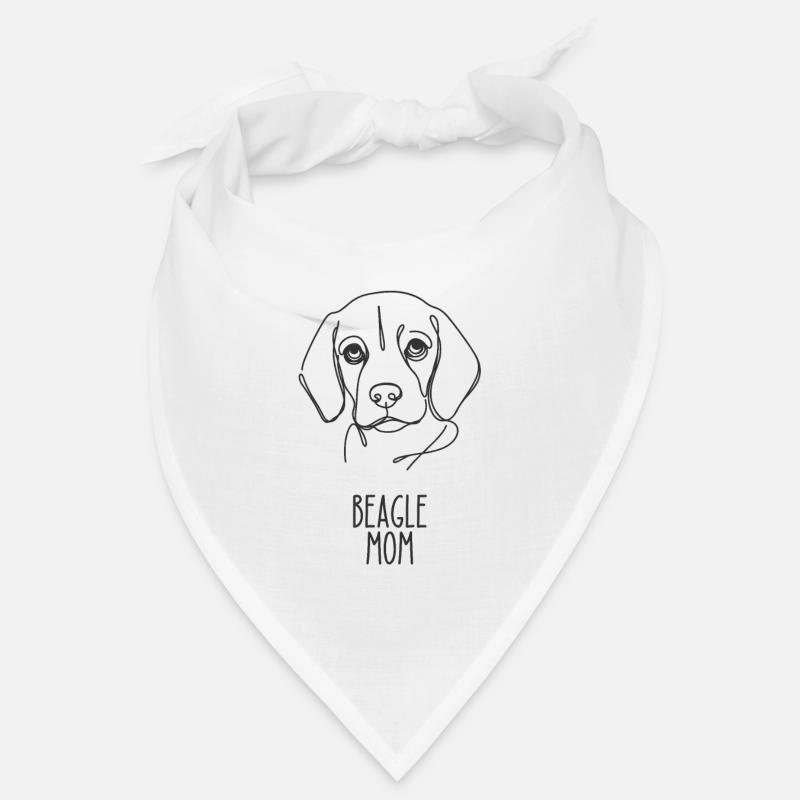 Line Art Mom - Beagle Bandana