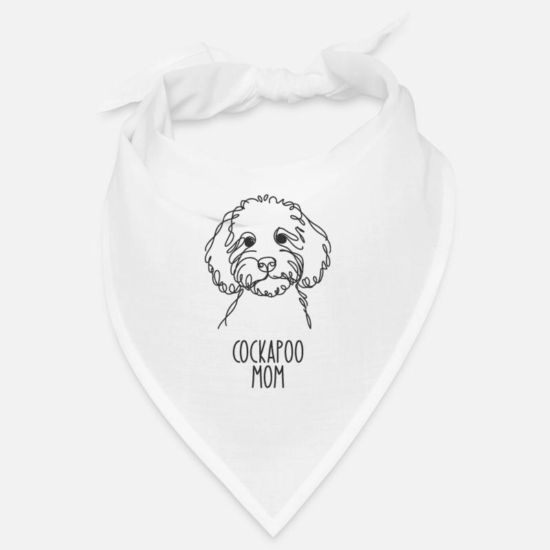 Line Art Mom - Cockapoo Bandana
