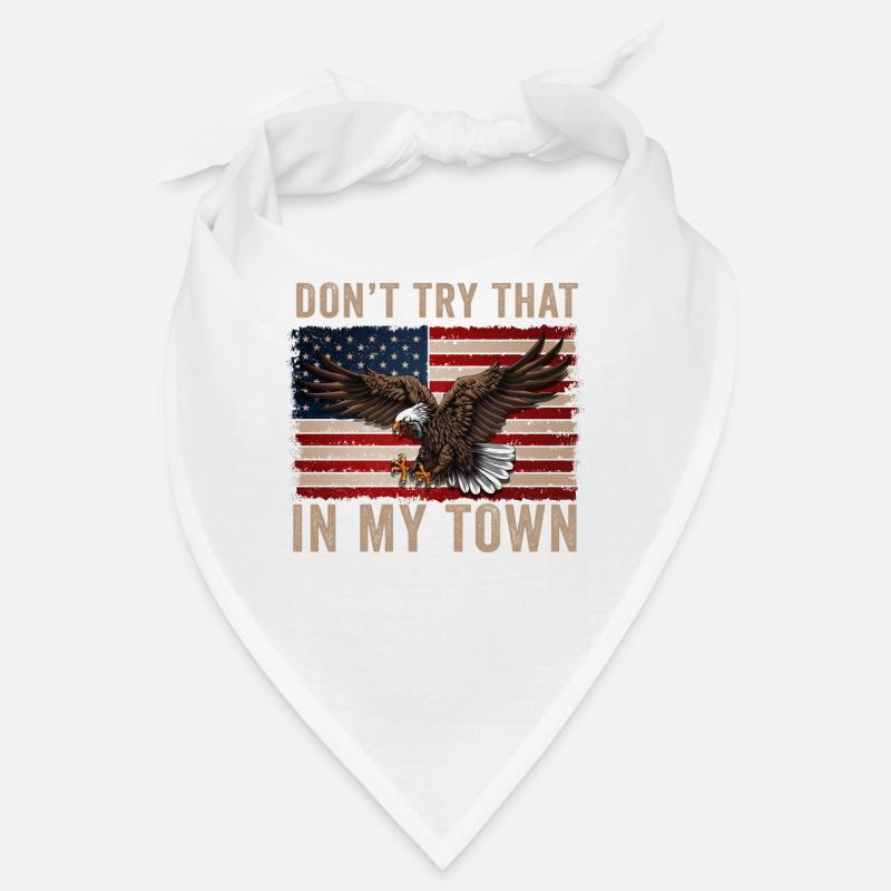 Small Town American Retro Eagle Vintage Bandana