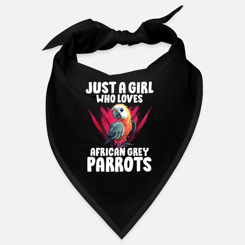 African Grey Parrot Gift Bandana