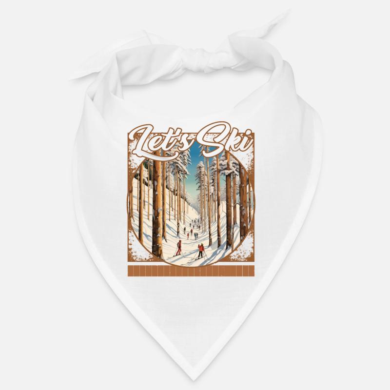 Let’s Ski Ski Pole Saplings Transformative Tree Bandana