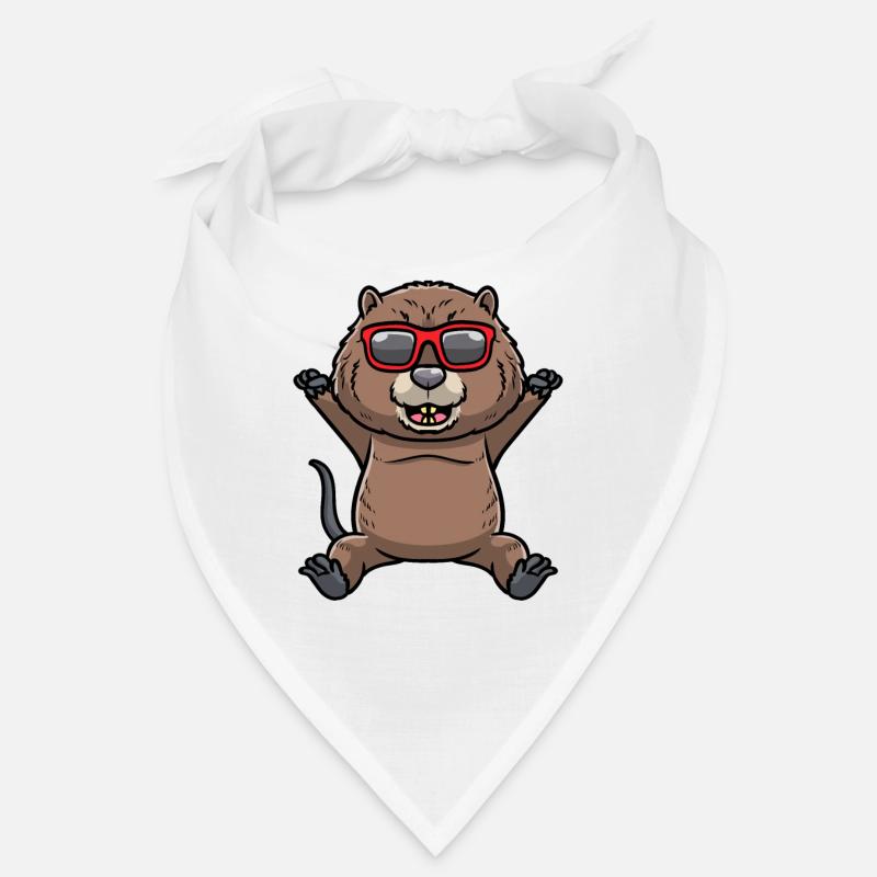 Dancing muskrat rodent Bandana