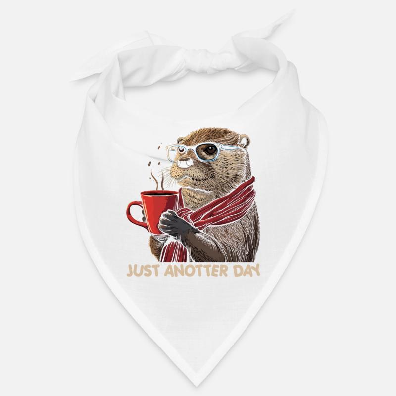 Cadeau drôle de café Otter Bandana